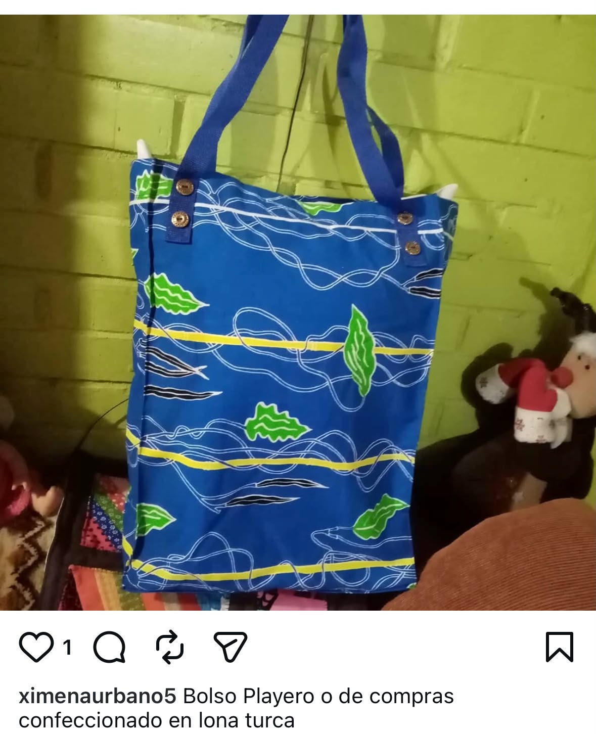 Bolso de Compras Lona Turca